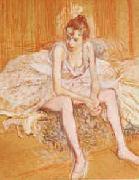 Dancer Seated toulouse-lautrec